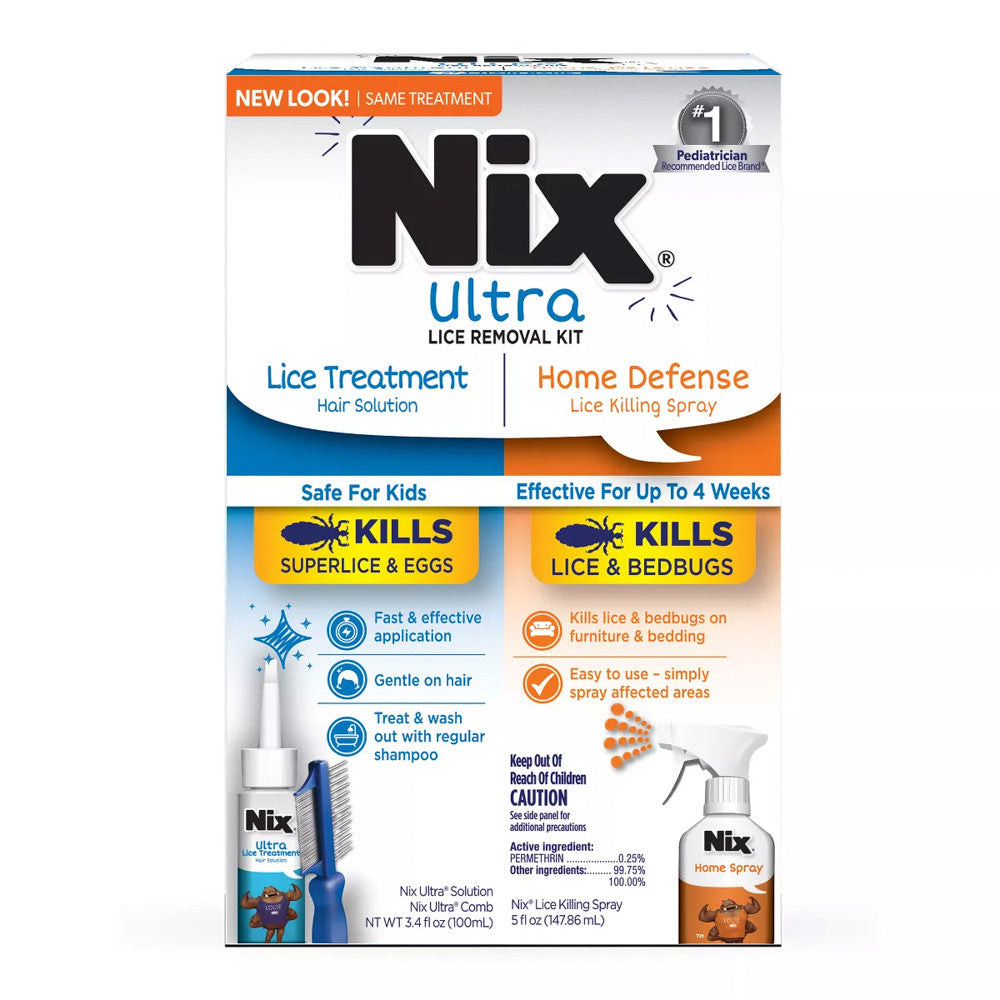 Nix Ultra Lice Removal Kit, Kills Super Lice, 1 Ea